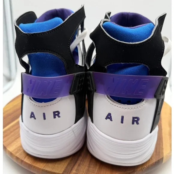 Nike Air Flight Huarache Men's Size 13 OG White Varsity Royal Lyon Blue 0364 - Picture 4 of 9